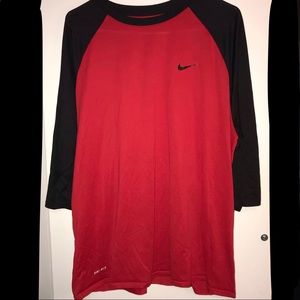3/4 Nike dri fit T-shirt.